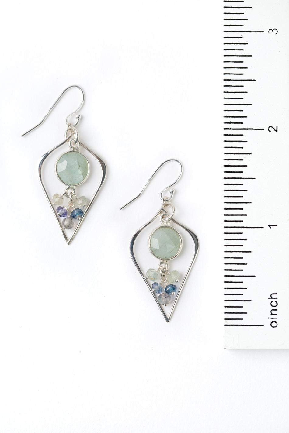 Resilience Aquamarine Statement Earrings (limited)