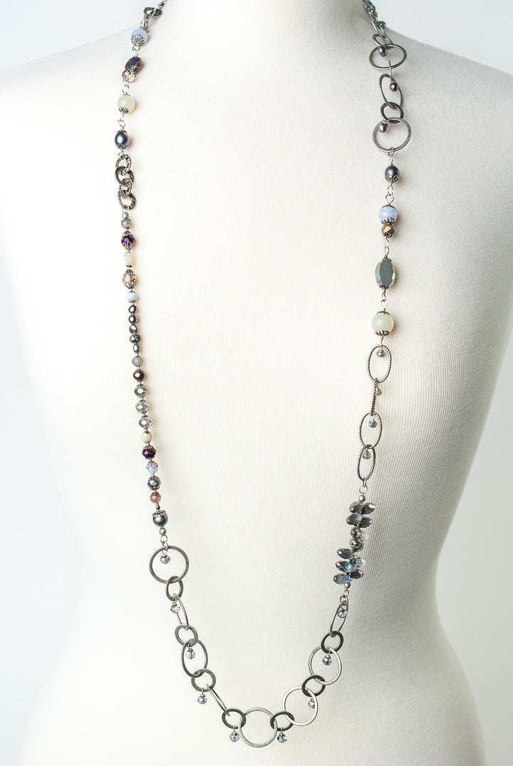 Reflections 44-46" Long Collage Layer Necklace (limited)