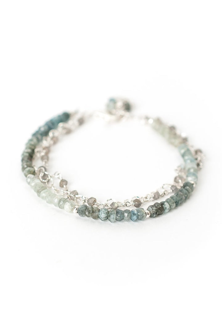 *Resilience 7.25-8.25" Aquamarine Charm Bracelet