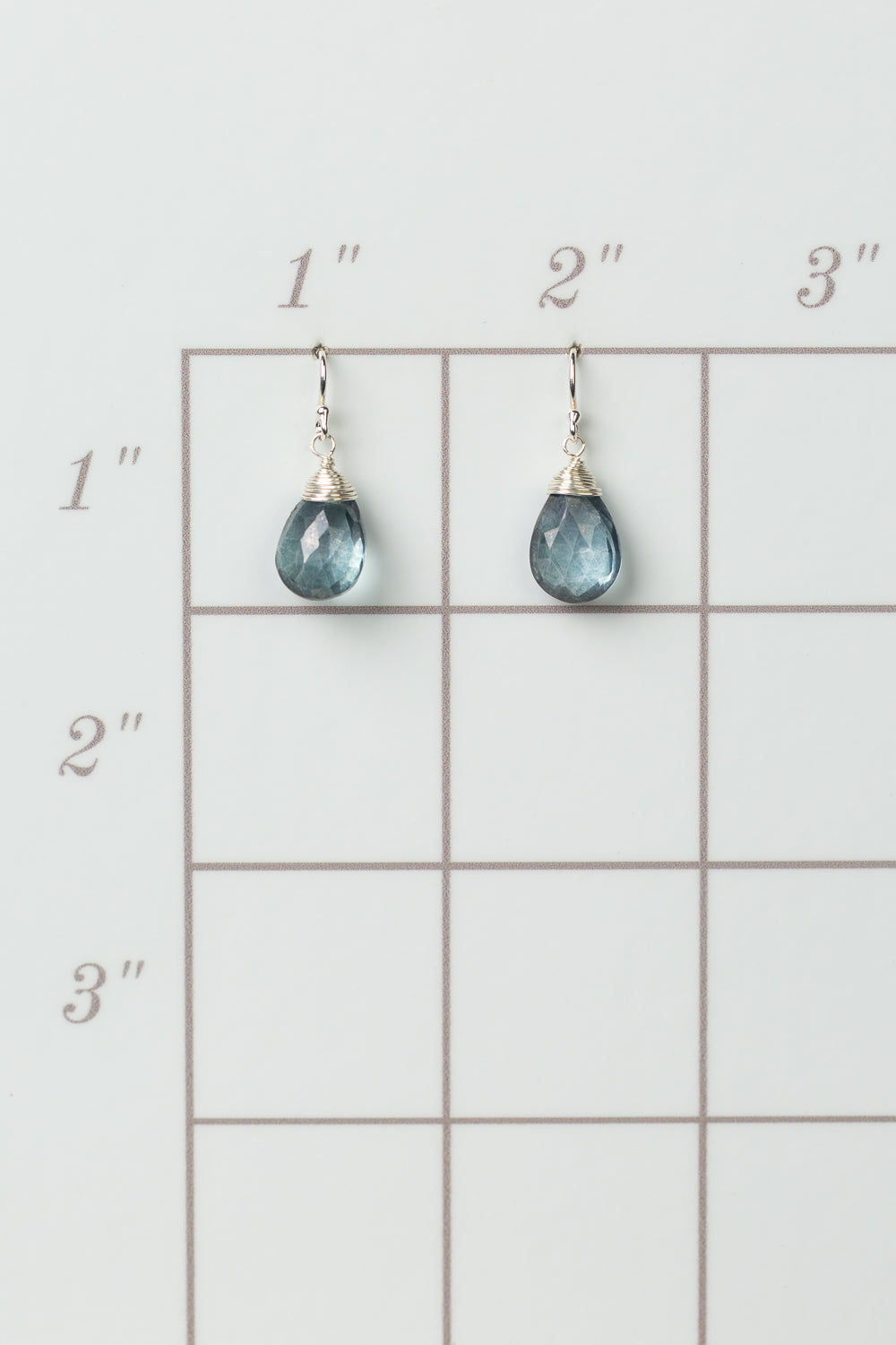 Resilience Topaz Simple Briolette Dangle Earrings (limited)