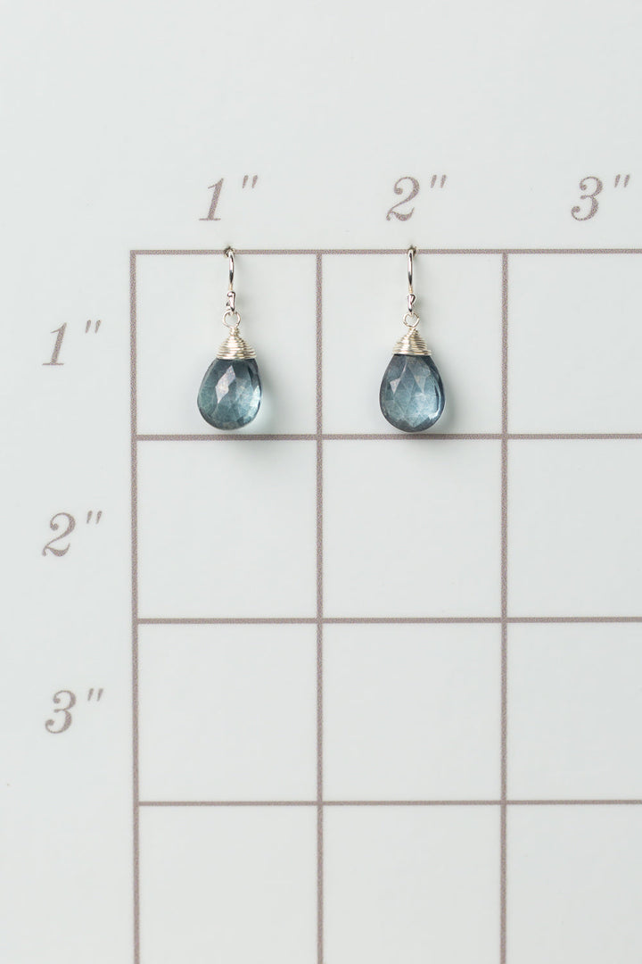 Resilience Topaz Simple Briolette Dangle Earrings (limited)