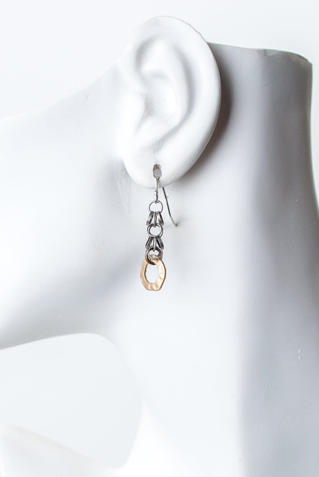 Silver & Gold Mixed Metal Earrings