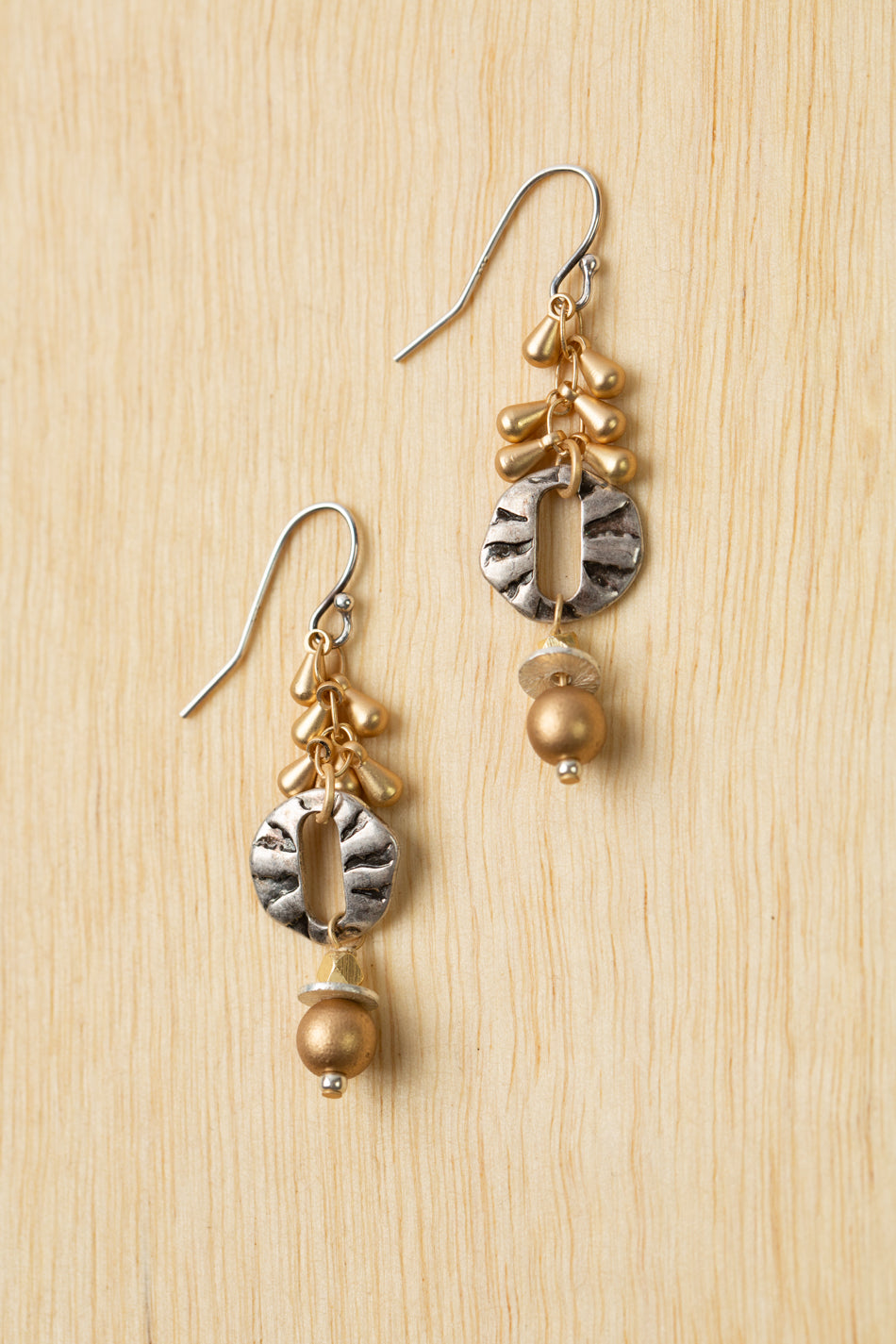 Silver & Gold Mixed Metal Earrings (limited)