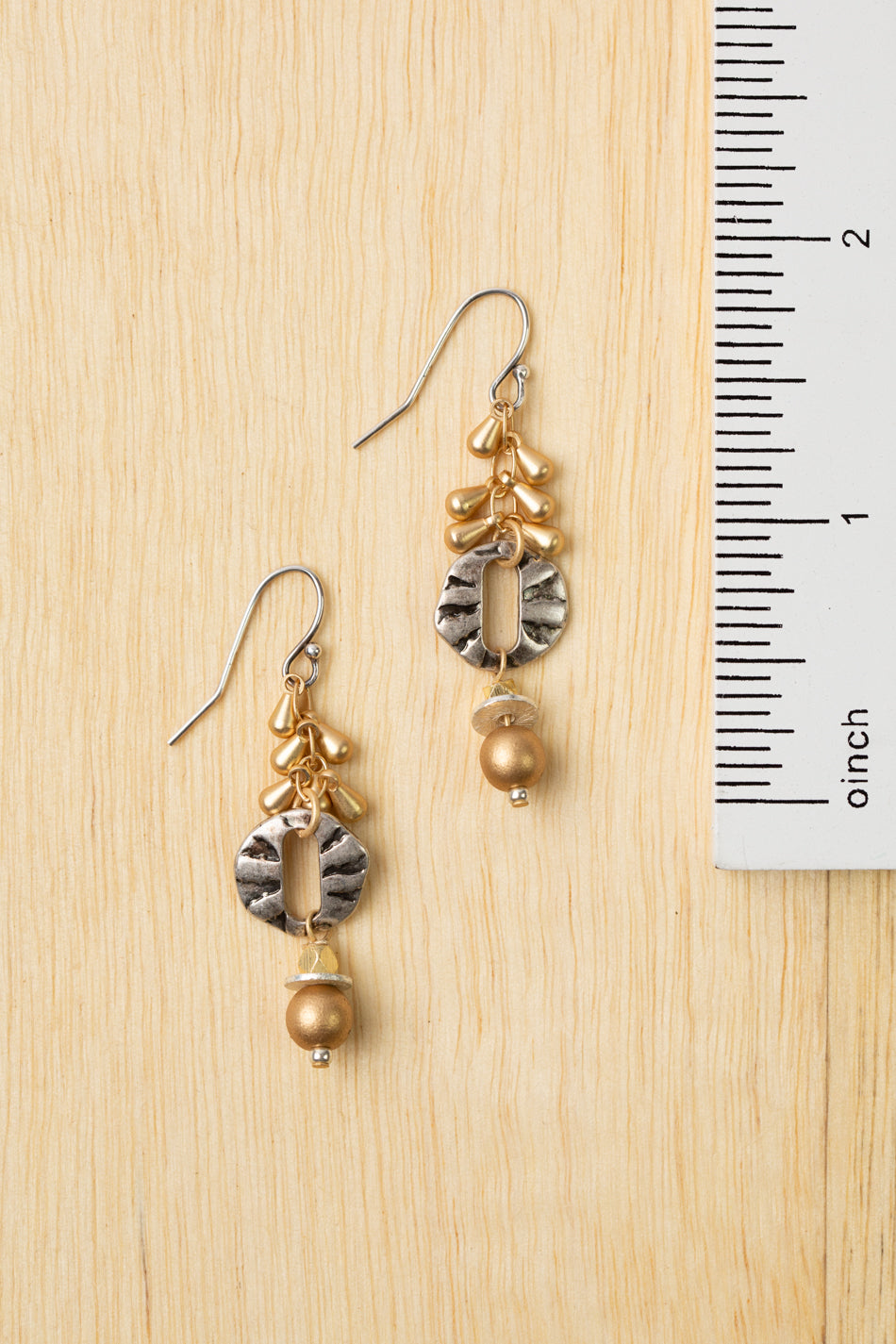 Silver & Gold Mixed Metal Earrings (limited)