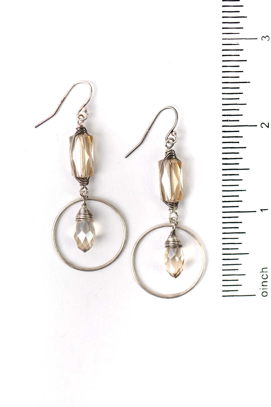 Windsor Cottage Crystal Herringbone Earrings